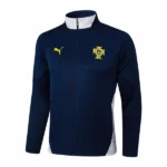 Ropa Deportiva Con Cremallera Larga Portugal 2026 Azul Marino Blanco