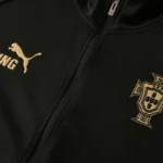 Ropa Deportiva Con Cremallera Larga Portugal 2026 Negro Amarillo