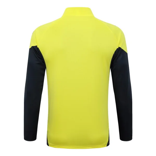 Ropa Deportiva Con Cremallera Larga Real Madrid 2025 2026 Amarillo Negro Real Madrid Chándal 2025 2026 Amarillo - Maglia Real Madrid | tiendasdefutboles