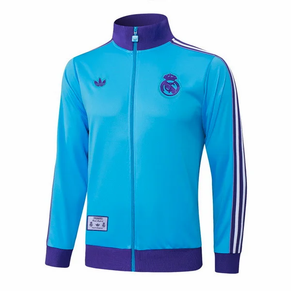 Ropa Deportiva Con Cremallera Larga Real Madrid 2025 2026 Azul Purpura Real Madrid Chándal 2025 2026 Azul - Maglia Real Madrid | tiendasdefutboles