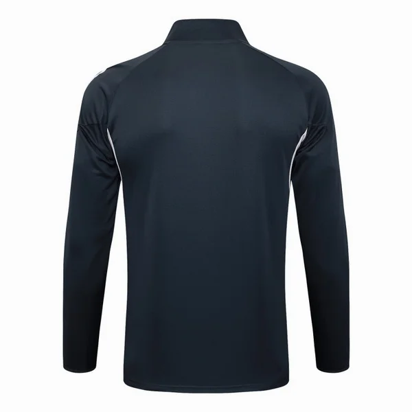 Ropa Deportiva Con Cremallera Larga Real Madrid 2025 2026 Gris Marino Real Madrid Chándal 2025 2026 Gris - Maglia Real Madrid | tiendasdefutboles