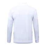 Ropa Deportiva Con Cremallera Larga São Paulo 2025 2026 Blanco
