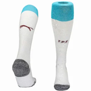 Portugal Niños Calcetines 2026 Segunda Blanco - Equipacion Portugal Niños | tiendasdefutboles
