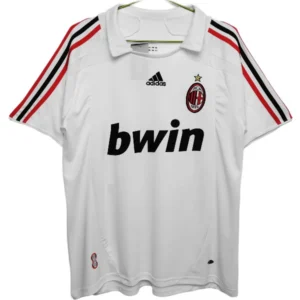 AC Milan Camiseta 2007 2008 Segunda Blanca - Camiseta Ac Milan | tiendasdefutboles