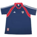 Athletic Bilbao Camiseta 2000 Segunda Azul - Camiseta Athletic Bilbao | tiendasdefutboles