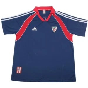Athletic Bilbao Camiseta 2000 Segunda Azul - Camiseta Athletic Bilbao | tiendasdefutboles