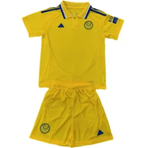 Leeds United Niños Conjunto 2024 2025 Segunda Amarillo - Tuta Leeds United Niños | tiendasdefutboles