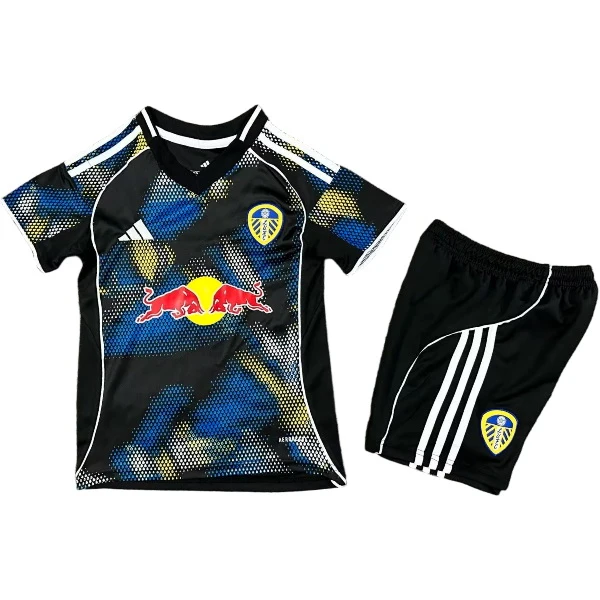 Segunda Camiseta Conjunto De Niños Leeds United 2025 2026 Azul Marino Leeds United Niños Conjunto 2025 2026 Segunda Azul - Tuta Leeds United Niños | tiendasdefutboles