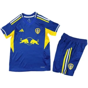 Leeds United Niños Conjunto 2025 2026 Segunda Azul - Tuta Leeds United Niños | tiendasdefutboles