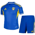 Leeds United Niños Conjunto 2025 2026 Segunda Azul - Tuta Leeds United Niños | tiendasdefutboles