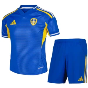 Leeds United Niños Conjunto 2025 2026 Segunda Azul - Tuta Leeds United Niños | tiendasdefutboles