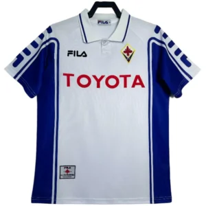 ACF Fiorentina Camiseta 2000 Segunda Blanca - Camiseta Acf Fiorentina | tiendasdefutboles
