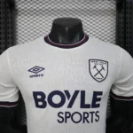 Segunda Camiseta Jugadores West Ham United 2025 2026 Blanco
