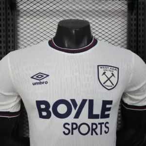 West Ham United Camiseta Edición Jugadores 2025 2026 Segunda Blanca - Camiseta West Ham United | tiendasdefutboles