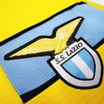 Segunda Camiseta Lazio Retro 1998 1999 Amarillo