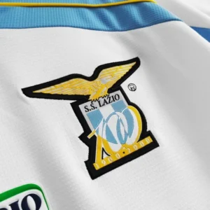 SS Lazio Camiseta 2000 Segunda Blanca | tiendasdefutboles