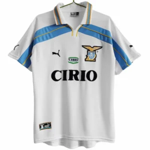 SS Lazio Camiseta 2000 Segunda Blanca | tiendasdefutboles