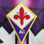 Segunda Camiseta Manga Larga Fiorentina Retro 1992 1993 Blanco