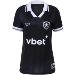 Botafogo Mujer Camiseta 2025 2026 Segunda Negra - Camiseta Botafogo Mujer | tiendasdefutboles