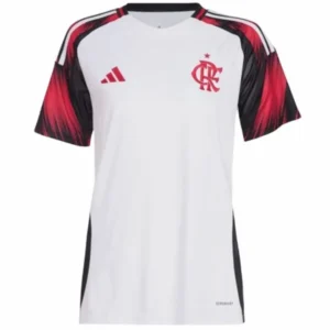 Flamengo Mujer Camiseta 2025 2026 Segunda Blanca - Camiseta Flamengo Mujer 2025 2026 | tiendasdefutboles