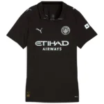 Segunda Camiseta Mujer Manchester City 2025 2026 Negro