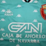 Segunda Camiseta Osasuna Retro 1995 1996 Verde