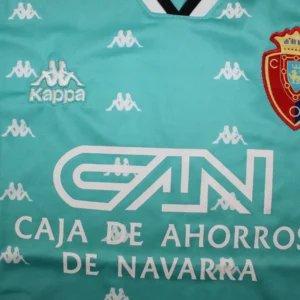 CA Osasuna Camiseta Segunda Verde - Camisetas De Futbol Retro | tiendasdefutboles
