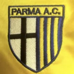 Segunda Camiseta Parma Retro 1995 1997 Amarillo
