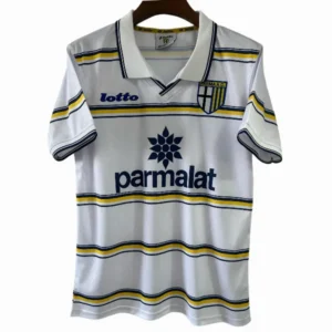Parma Camiseta Segunda Blanca - Camiseta Real Madrid Parmalat | tiendasdefutboles