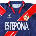 Segunda Camiseta Rayo Vallecano Retro 1995 1996 Azul