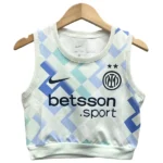 Segunda Camiseta Sin Mangas Mujer Inter Milán 2025 2026 Blanco