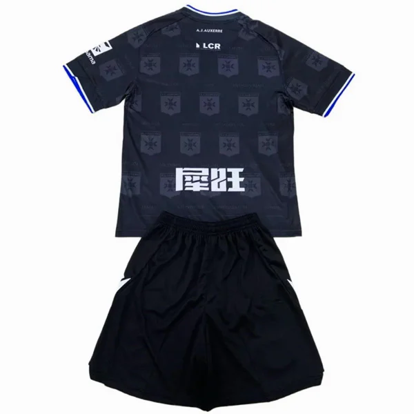 Segunda Conjunto De Hombre AJ Auxerre 2024 2025 Negro AJ Auxerre Conjunto 2024 2025 Segunda Negro - Aj Auxerre 2026 | tiendasdefutboles