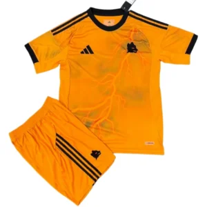 AS Roma Conjunto 2025 2026 Segunda Naranja - Maglia As Roma | tiendasdefutboles