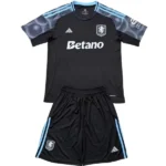 Segunda Conjunto De Hombre Aston Villa 2025 2026 Negro