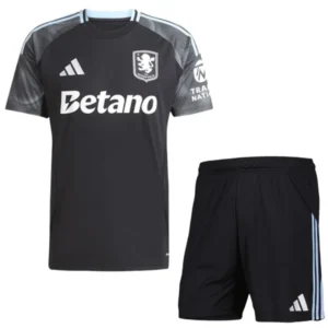 Aston Villa Conjunto 2025 2026 Segunda Negro - Maglia Aston Villa | tiendasdefutboles