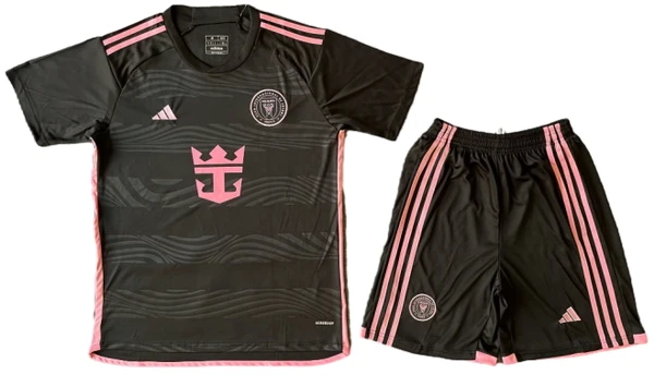 Segunda Conjunto De Hombre Inter Miami 2024 2025 Negro Inter Miami Conjunto 2024 2025 Segunda Negro - Maglia Inter Miami | tiendasdefutboles