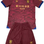 Segunda Conjunto De Niños Ipswich Town 2024 2025 Rojo