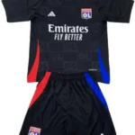Segunda Conjunto De Hombre Lyon 2024 2025 Negro