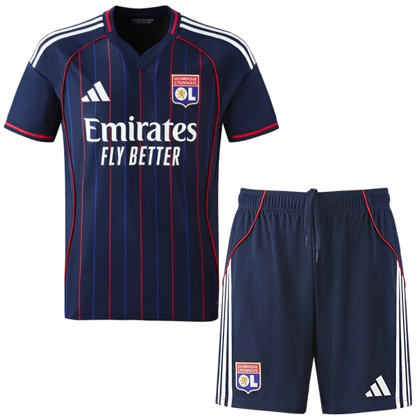 Segunda Conjunto De Hombre Lyon 2025 2026 Azul Lyon Conjunto 2025 2026 Segunda Azul - Tuta Lyon | tiendasdefutboles