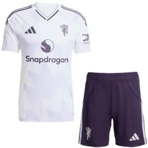 Manchester United Conjunto 2025 2026 Segunda Blanco - Maglia Manchester United | tiendasdefutboles