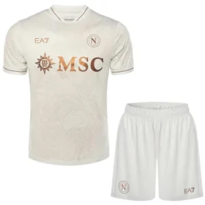 SSC Napoli Conjunto 2025 2026 Segunda Amarillo - Ssc Napoli Equipacion | tiendasdefutboles