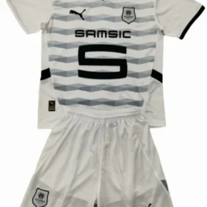 Stade Rennais Conjunto 2024 2025 Segunda Blanco - Equipacion Stade Rennais | tiendasdefutboles