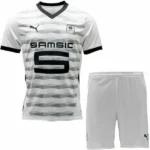 Stade Rennais Conjunto 2024 2025 Segunda Blanco - Equipacion Stade Rennais | tiendasdefutboles