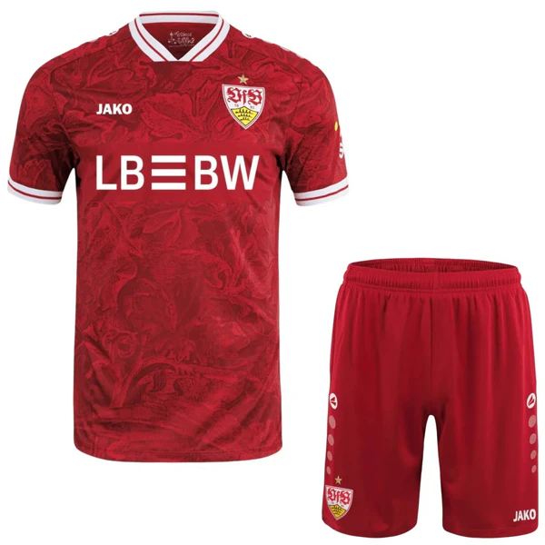 Segunda Conjunto De Hombre Stuttgart 2025 2026 Rojo VfB Stuttgart Conjunto 2025 2026 Segunda Rojo - Vfb Stuttgart Equipacion | tiendasdefutboles
