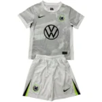 Segunda Conjunto De Hombre Wolfsburgo 2025 2026 Blanco