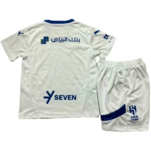 Al Hilal Saudi Niños Conjunto 2024 2025 Segunda Blanco - Tuta Al Hilal Saudi Niños | tiendasdefutboles