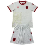 Segunda Conjunto De Niños Albania 2026 Blanco