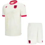 Segunda Conjunto De Niños Albania 2026 Blanco