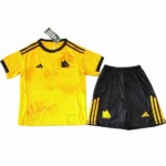 Segunda Conjunto De Niños As Roma 2025 2026 Naranja