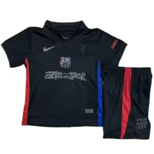 FC Barcelona Niños Conjunto 2024 2025 Segunda Negro - Equipacion Fc Barcelona Niños | tiendasdefutboles